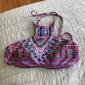 Swim top reversible